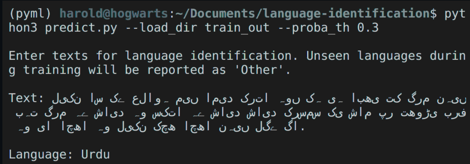 Language identification using machine learning | Md Imbesat Hassan Rizvi